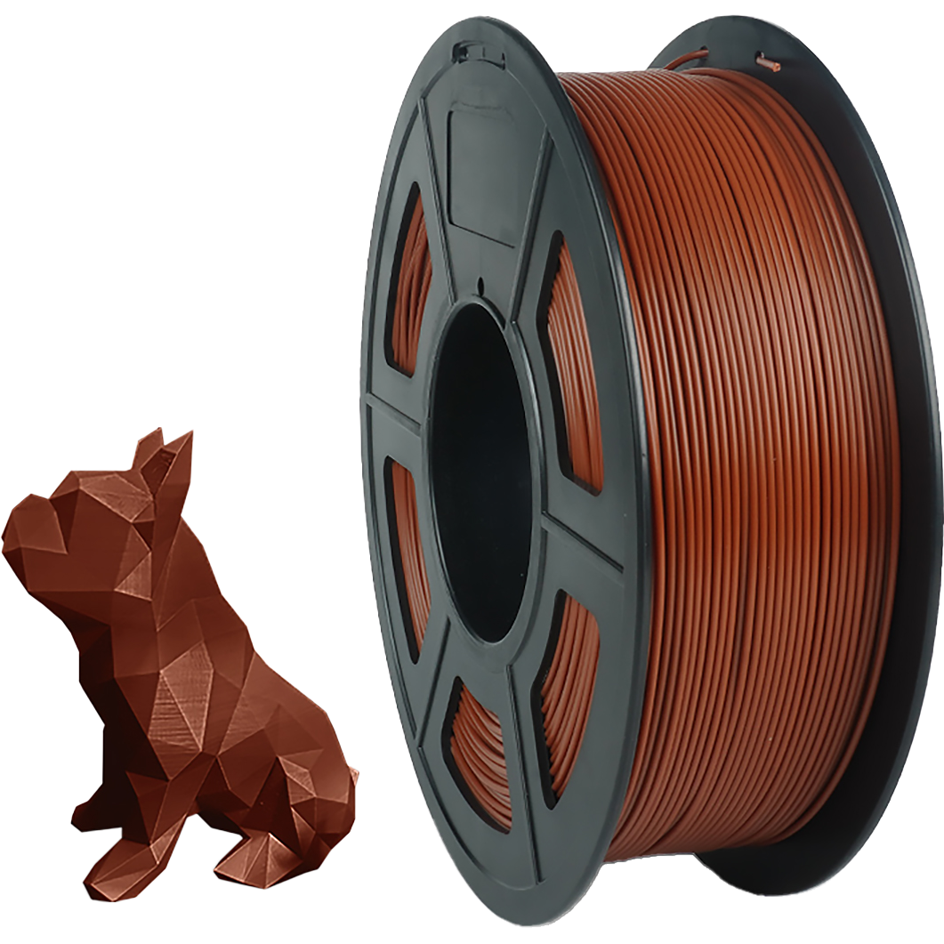 Филамент NV Print NV-3D-PLA-P-CHOCOLATE, PLA+, 1.75 мм, 1 кг