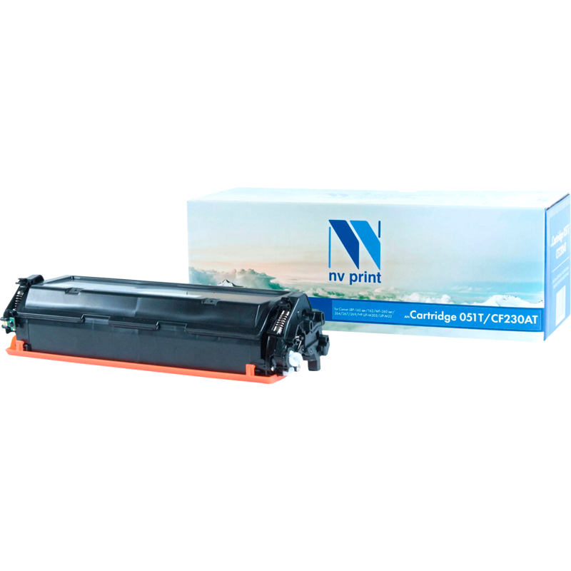 Картридж лазерный NVPrint совместимый NV-051T/CF230AT для Canon LBP-160 ser/162/MF-260 ser/264/267/269/HP LJP-M203/LJP-M227 (1700k)