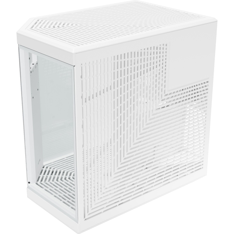 Корпус без блока питания/ Case HYTE Y70 Touch Infinite, Midi-Tower, TG, LCD, no fans, 2xUSB-A 3.2, 1xUSB Type-C, E-ATX, ATX, mATX, mITX White Snow