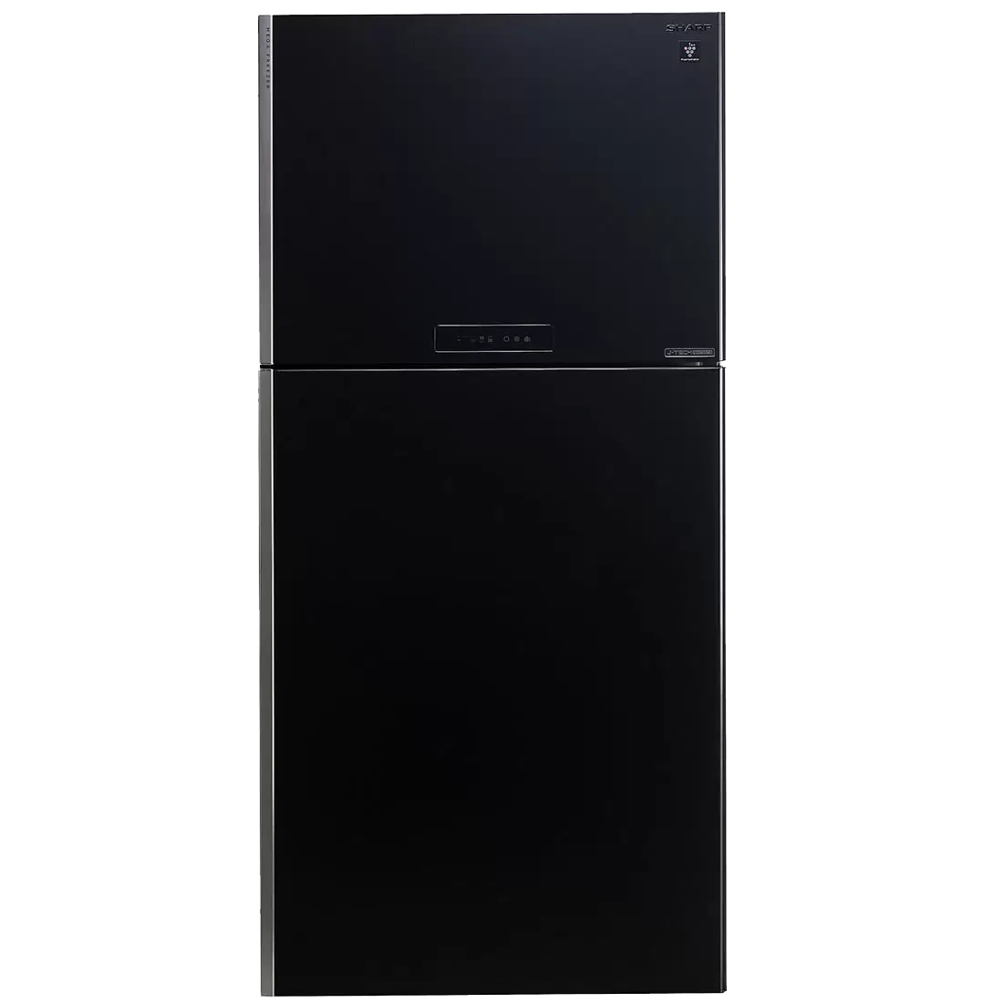 Холодильник Sharp/ Холодильник Sharp, отдельностоящий, ВхШхГ 187x82x74 см, объем 556 (394+162) л, No Frost, инверторный компрессор, ионизация воздуха, быстрое замораживание, быстрое охлаждение, дезодорирующая система, LED освещение, льдогенератор, энергоэффективность A++, цвет черный