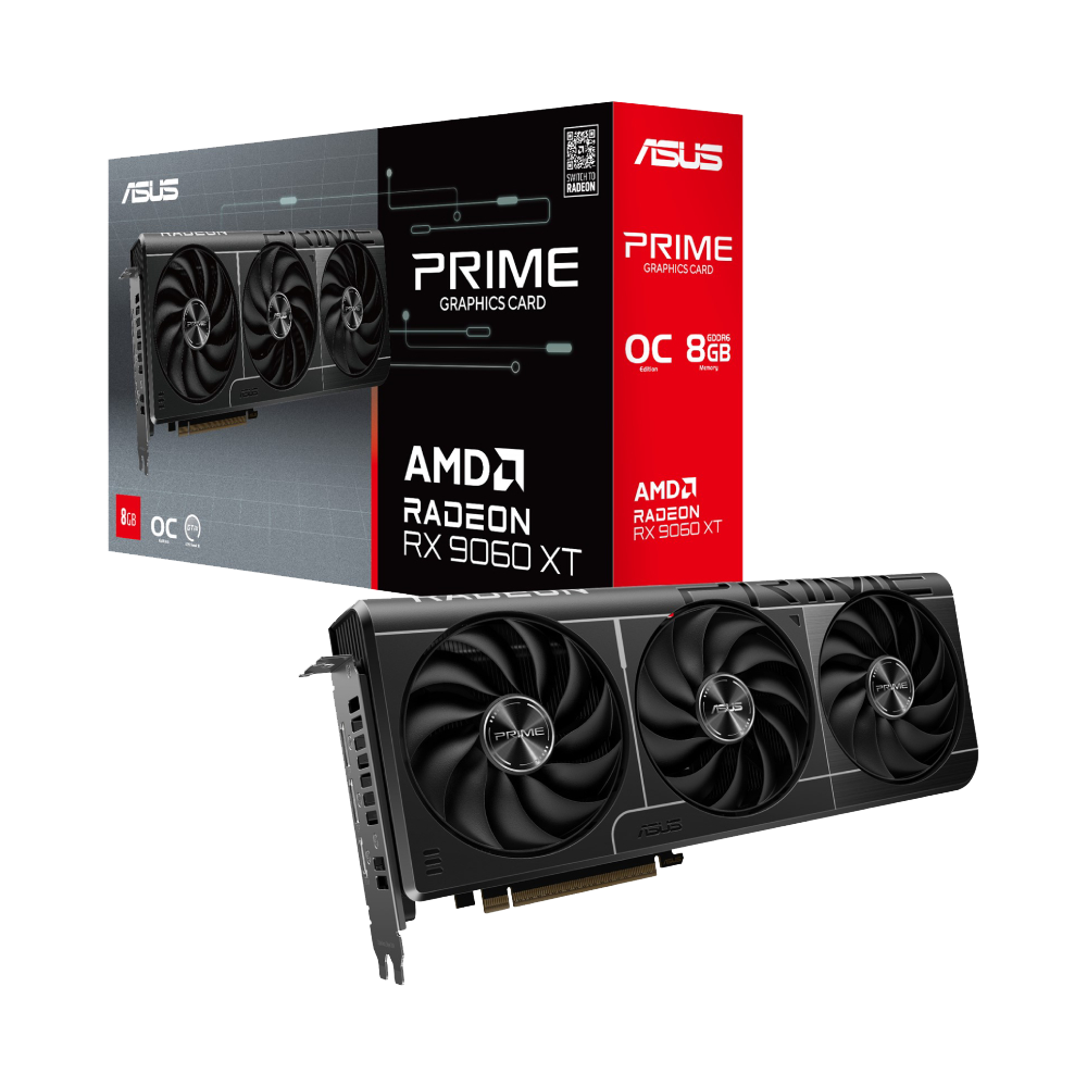 Видеокарта ASUS PRIME-RX9060XT-O8G