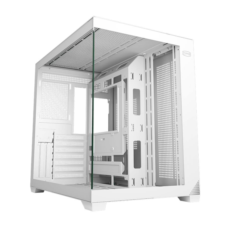 Корпус без блока питания/ Case PCCooler C3T700 WH, Midi-Tower, TG, no fans, 1xUSB-A 3.0 + 1xUSB-A 2.0 + 1xUSB-C, ATX, mATX, mITX White