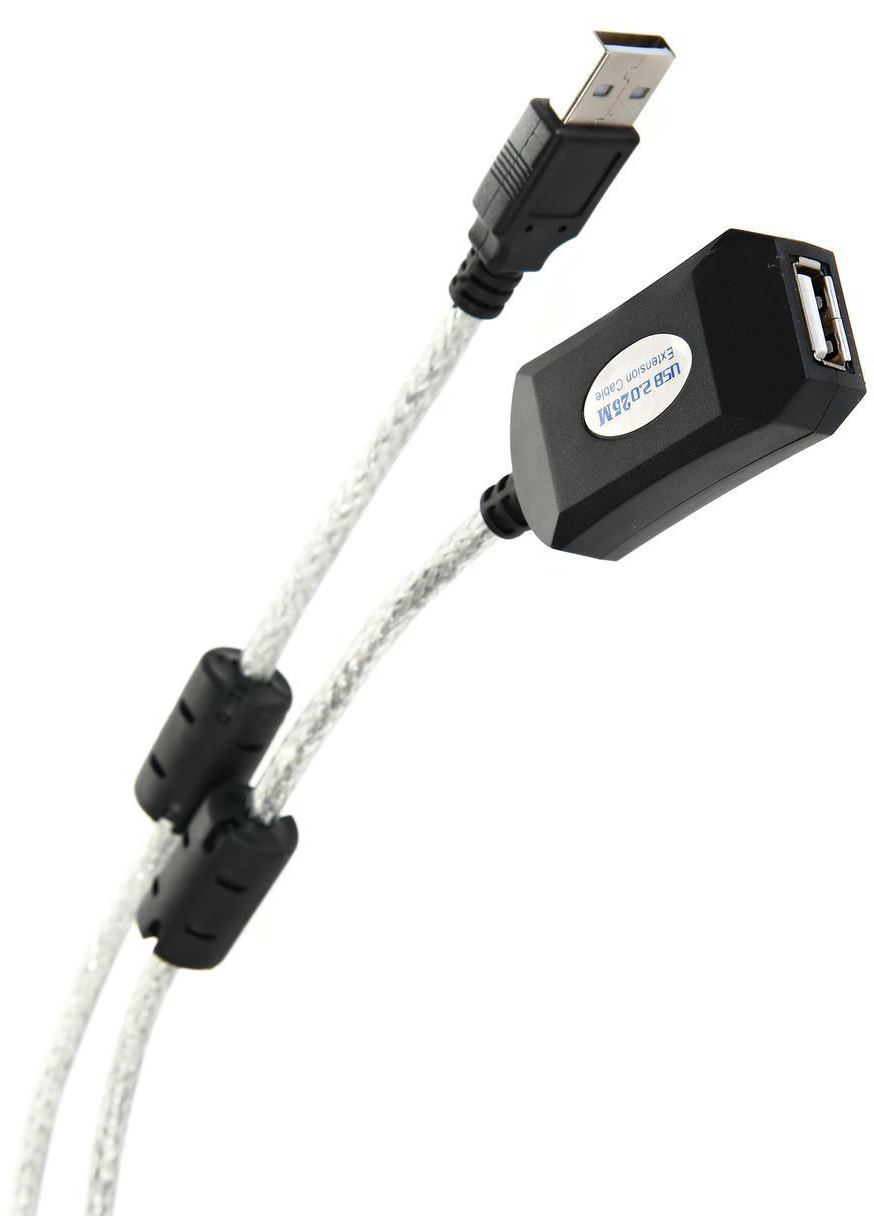 Кабель-адаптер/ Кабель-адаптер USB2.0-repeater, удлинительный активный <Am-->Af> 25м Aopen<ACU823-25M>
