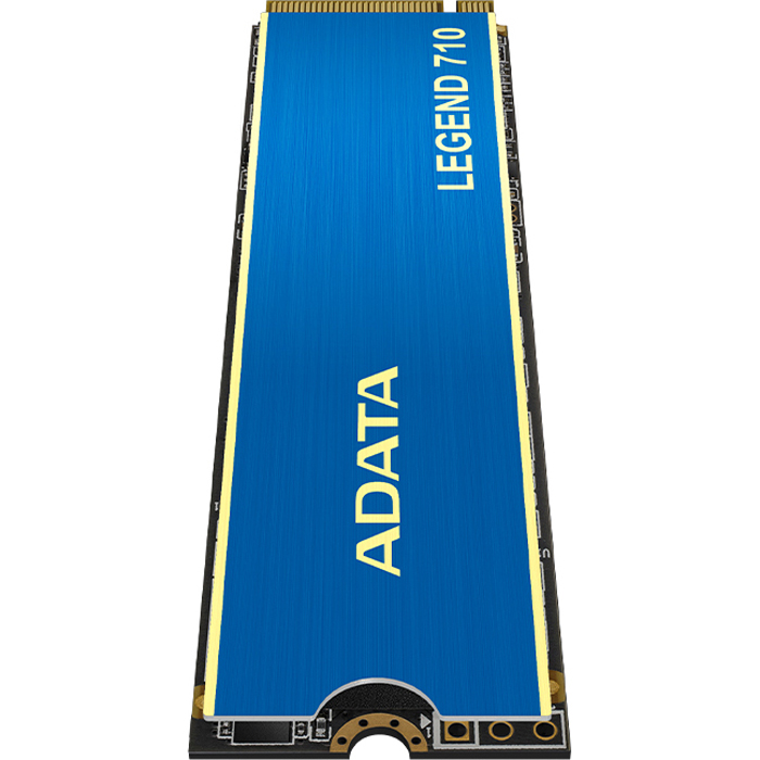 Твердотельный накопитель/ ADATA SSD LEGEND 710, 2048GB, M.2(22x80mm), NVMe 1.4, PCIe 3.0 x4, 3D NAND, R/W 2400/1800MB/s, IOPs 200 000/150 000, TBW 520, DWPD 0.23, with Heat Sink (3 года)