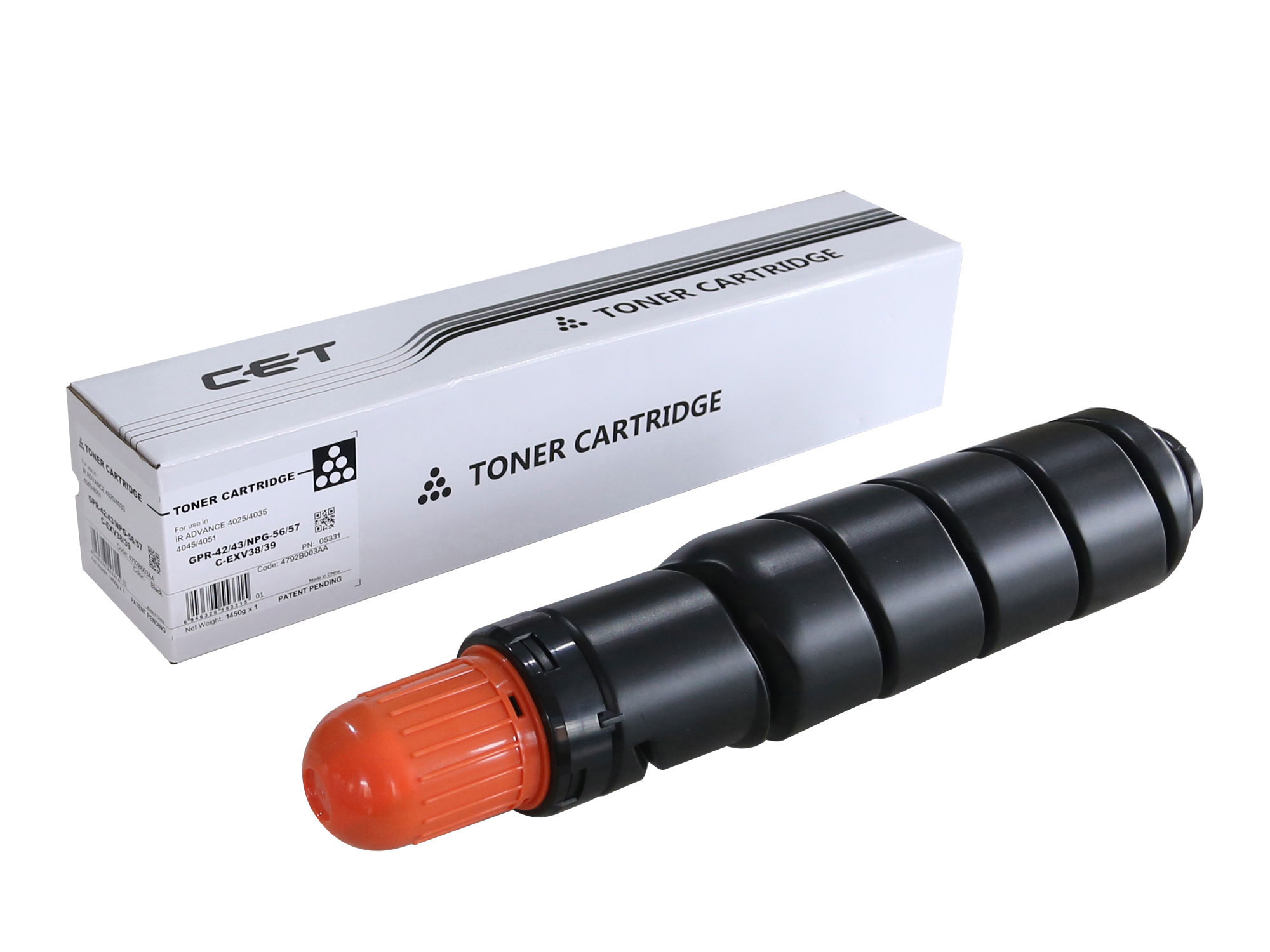 Тонер-картриджи Тонер-картридж (CPP) C-EXV38/39 для CANON iR ADVANCE 4025/4035/4045/4051 (CET), 1450г, 31000 стр., CET5331
