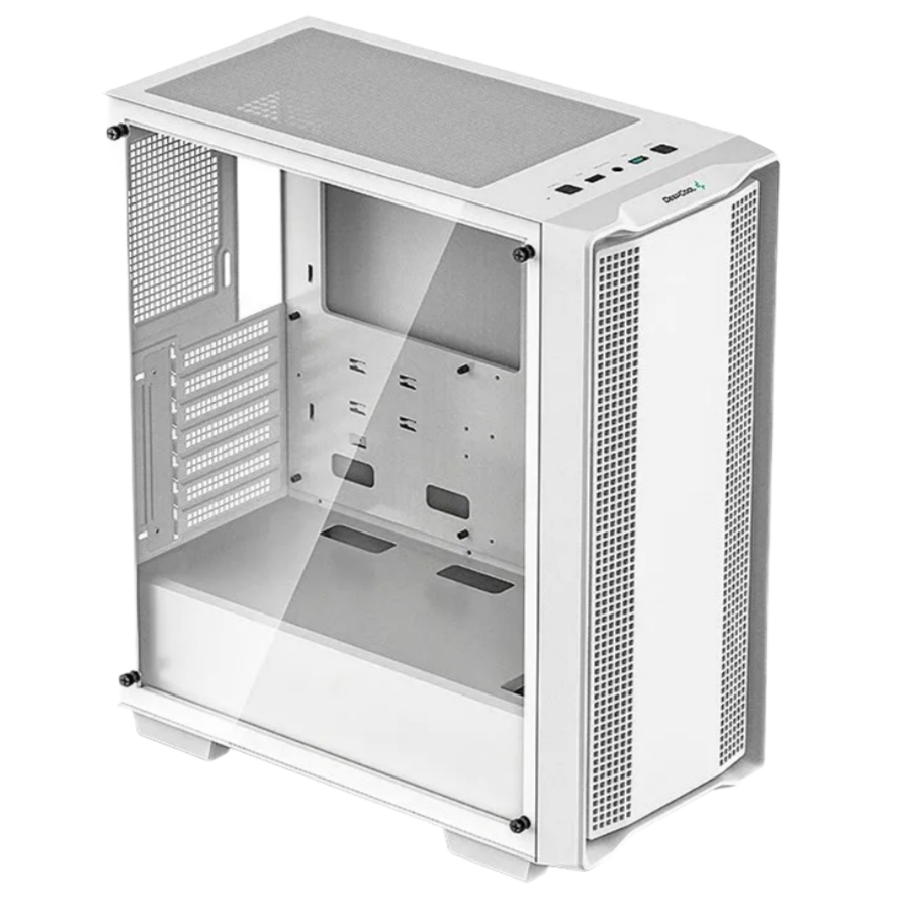 Корпус ПК без блока питания/ Case Deepcool CC560 WH Limited, Midi-Tower, TG, no fans, 1xUSB-A 3.0, 1xUSB 2.0, ATX, mATX, mITX White