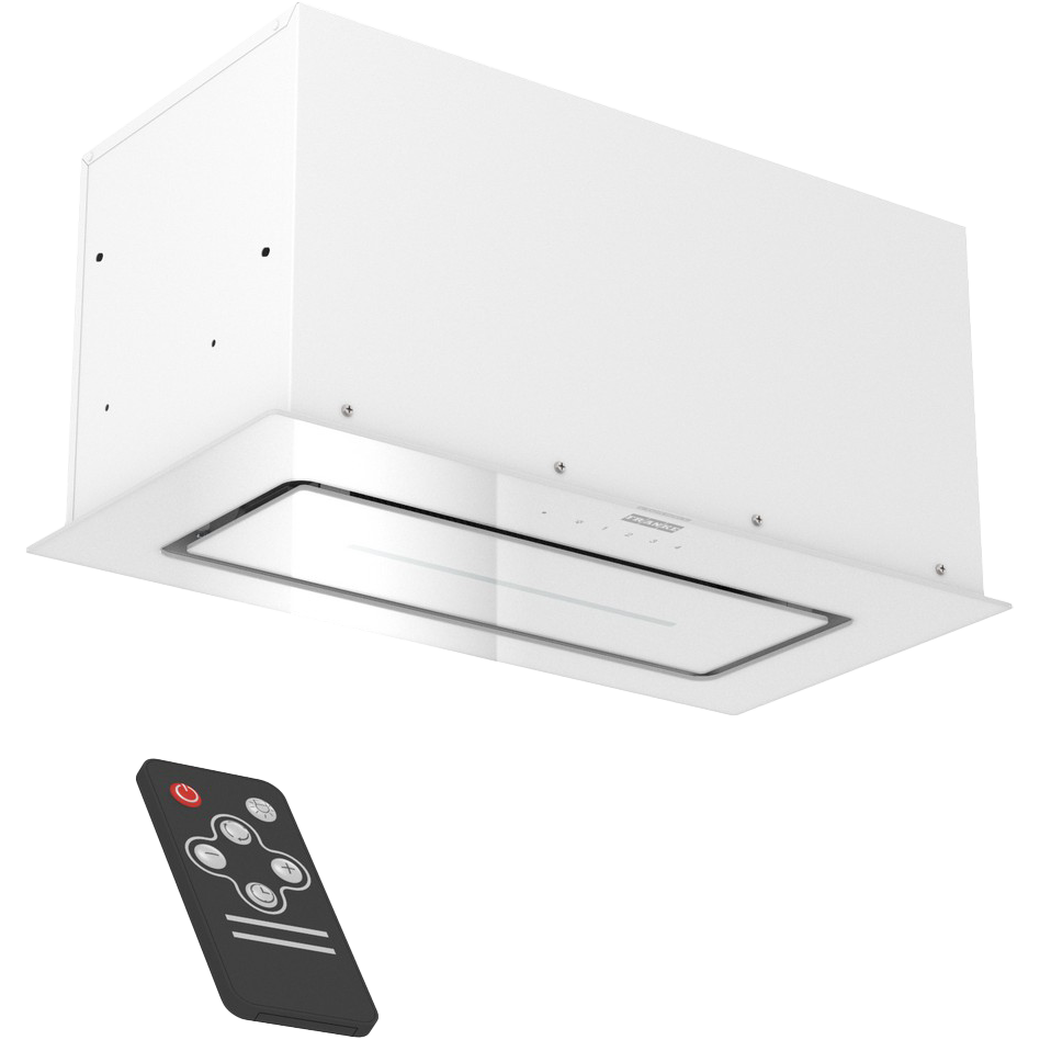Вытяжка Franke 305.0738.596/ Best, Вытяжка LUCE 60 WH, Встраиваемая вытяжка, воздухопроизводительность 1000 м3/ч, периметральное всасывание, сенсорное управление, пульт ДУ в комплекте, таймер остаточного хода, LED лента, цвет: белый