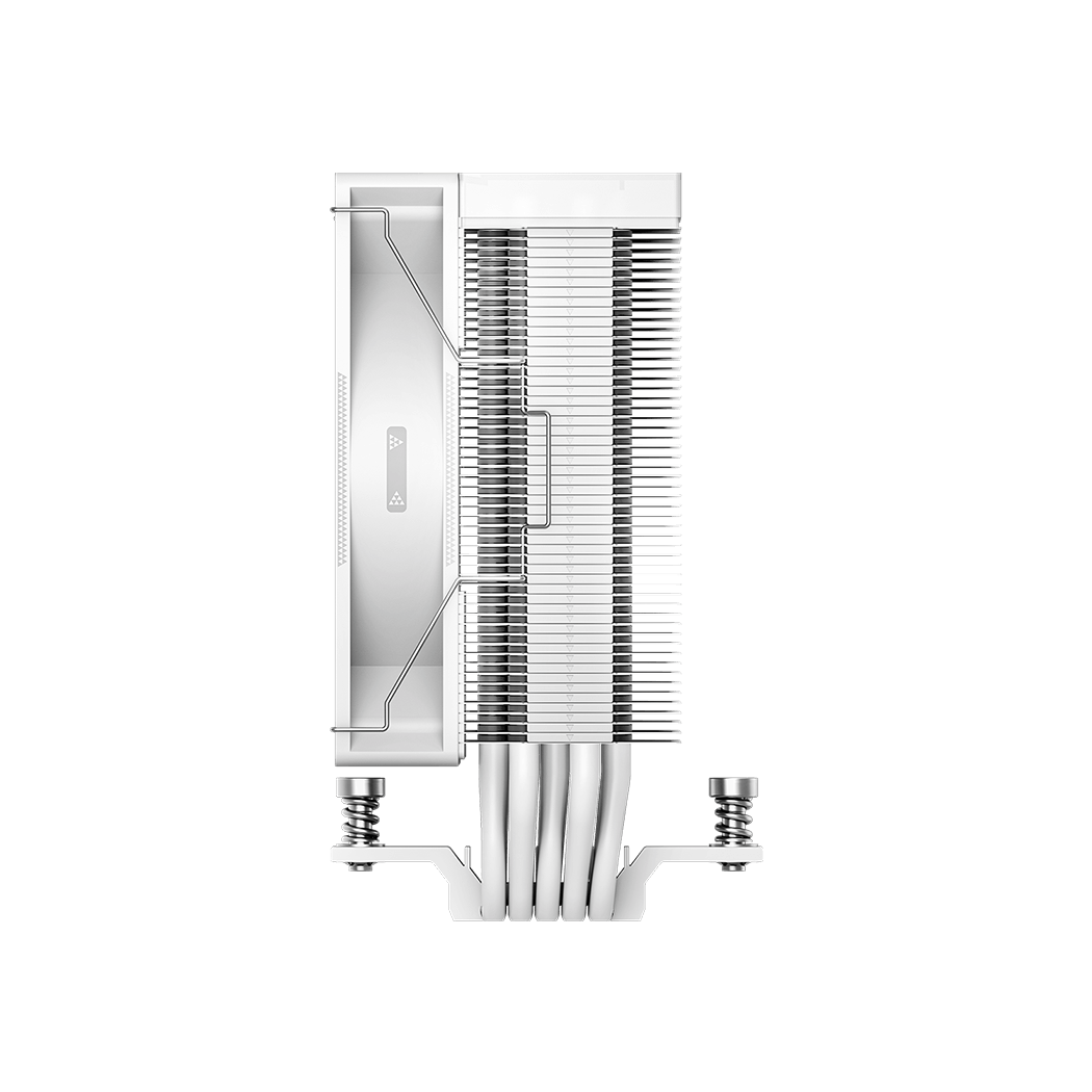 Кулер для процессора/ CPU Cooler PCCooler RT500 TC ARGB WH (245W, 4-pin PWM, 152mm, Al/Cu, 5x6mm, ARGB, 1x120mm, 73.32CFM, 34.9dBA, 2200RPM, S: 1851/1700/1200/115X, AM5/AM4, white)