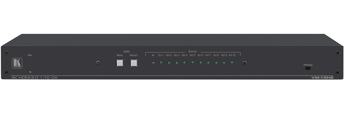 Усилитель-распределитель 1:10 HDMI; поддержка 4K60 4:4:4, HDMI 2.0/ 1:10 4K HDR Distribution Amplifier