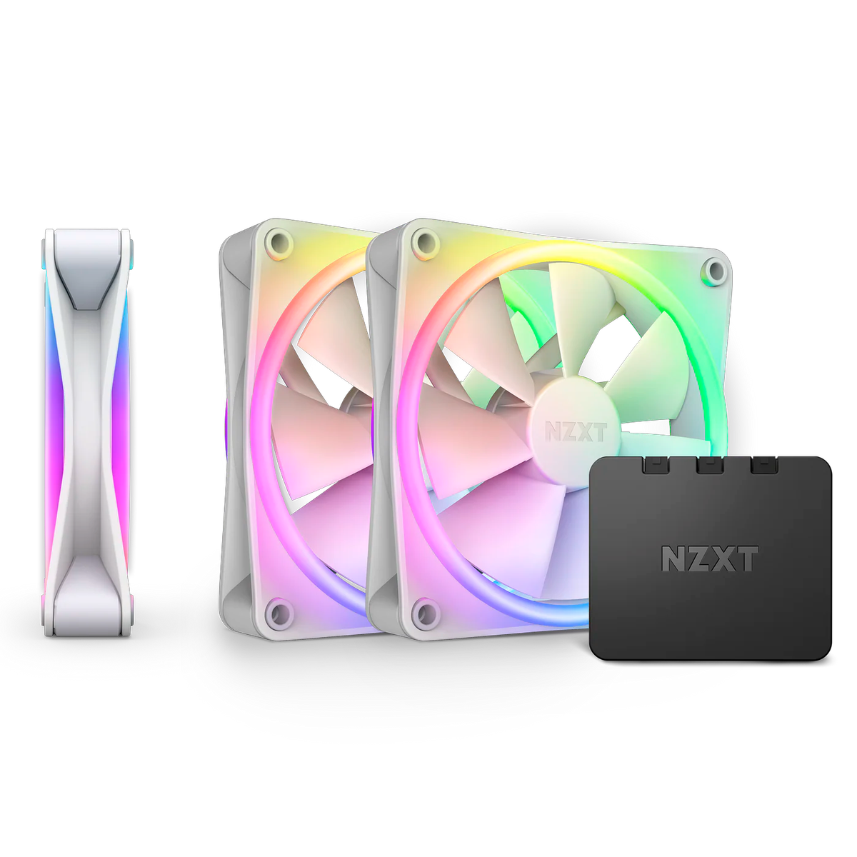 Вентилятор NZXT RF-D12TF-W1 F120 RGB DUO Triple Pack, 120мм, 3шт, белый