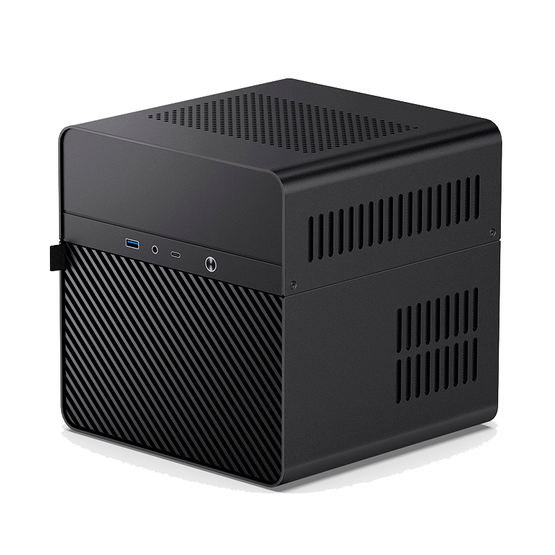 Корпус без блока питания/ Case JONSBO N2, Mini-Tower, 1x120mm, 1xUSB-A 3.0 + 1xUSB-C 3.2, SFX PSU Support, mITX Black