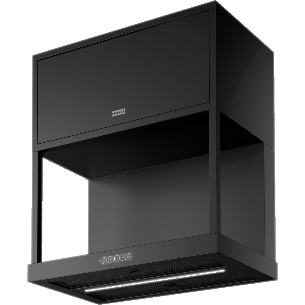 Вытяжка Franke FMA MODULAR F60 BK MATT/ Best, Настенная вытяжка Maris FMA MODULAR F60 BK MT, черный матовый, ширина 600 мм, 1050 м3/ч, сенсорное управление, угольный фильтр в комплекте