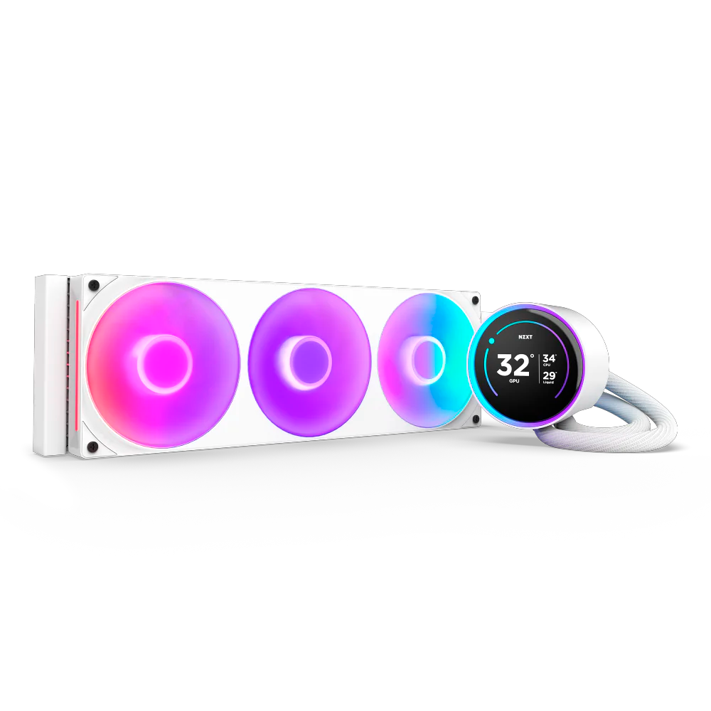 СЖО NZXT RL-KR36E-W2, Kraken Elite 360 RGB, 360мм, белый