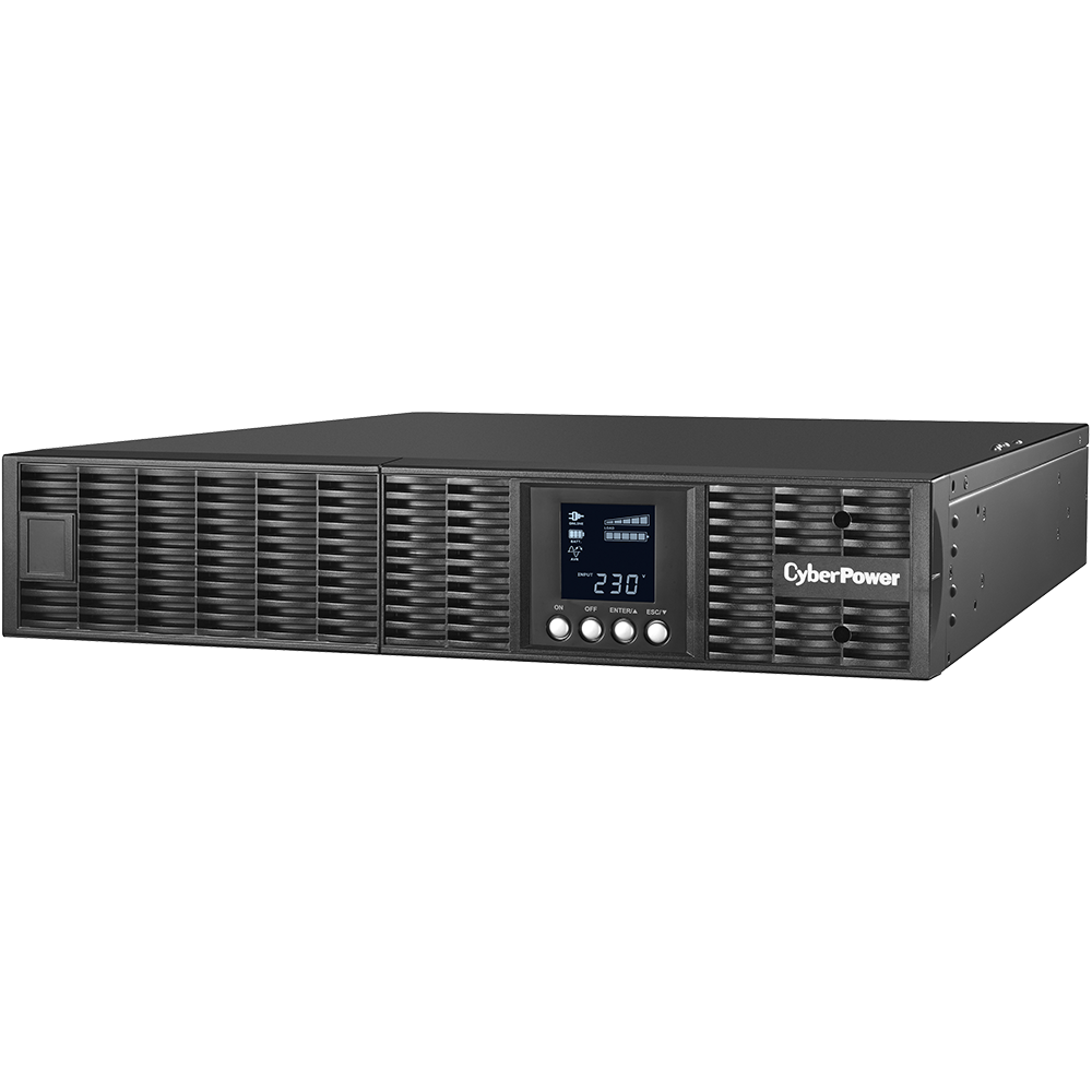 ИБП CyberPower OLS1500ERT2U, Rackmount, Online, 1500VA/1350W, 6IEC-320 С13 розеток, USB&Serial, RJ11/RJ45, SNMPslot, LCD дисплей, Black, 0.5х0.8х0.2м., 22кг./ UPS Online CyberPower OLS1500ERT2U 1500VA/1350W USB/RS-232/EPO/SNMPslot/RJ11/45/ВБМ (6 IEC С13)