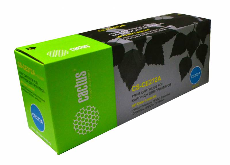 -/ Картридж лазерный Cactus CS-CE272A CE272A желтый (15000стр.) для HP LJ Ent CP5525