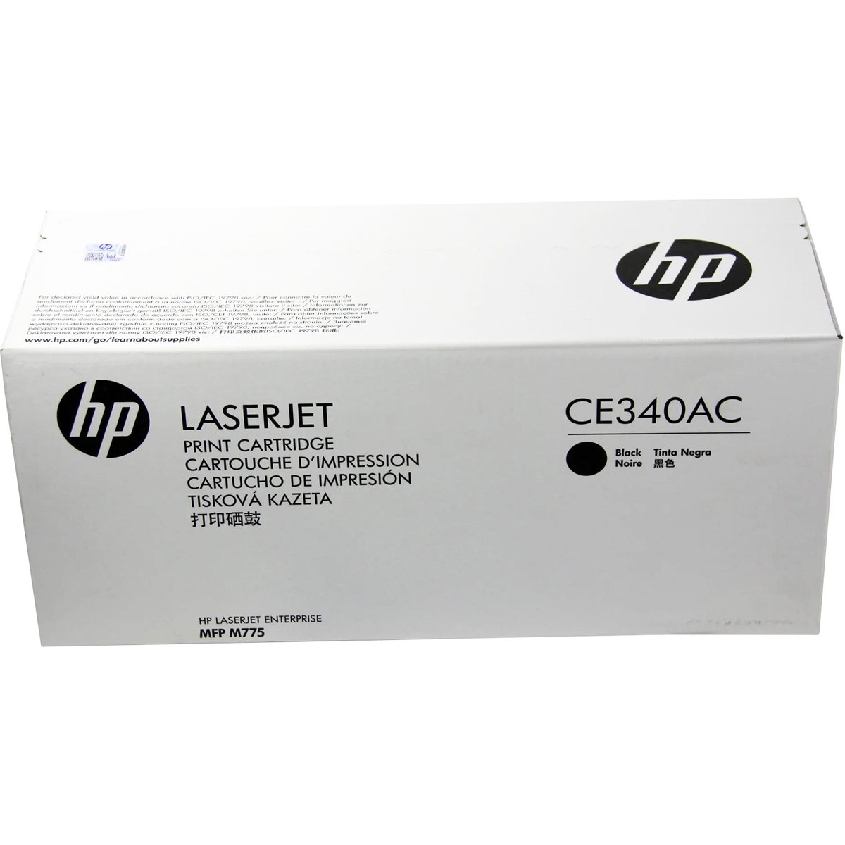 HP Картридж CE340AC 651A лазерный черный (13500 стр) (белая корпоративная коробка)