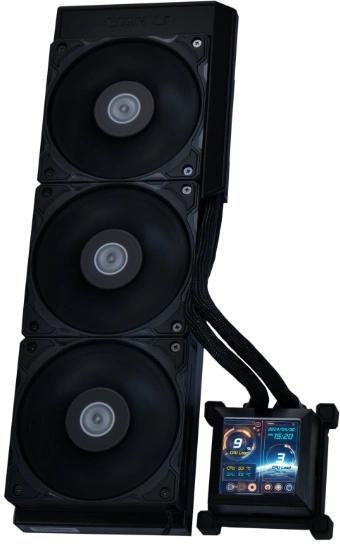 Система водяного охлаждения Lian-Li HydroShift LCD 360S Soc-AM5/AM4/1700/1851 черный 4-pin 29.8dB Al+Cu LCD 330W Ret (G89.GHSLCD36SB.R0) [G89.GHSLCD36SB.R0]