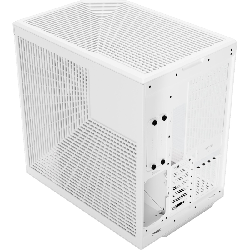 Корпус без блока питания/ Case HYTE Y70 Touch Infinite, Midi-Tower, TG, LCD, no fans, 2xUSB-A 3.2, 1xUSB Type-C, E-ATX, ATX, mATX, mITX White Snow