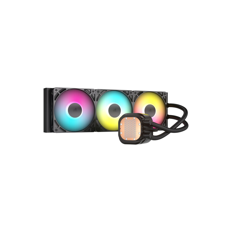 Система жидкостного охлаждения/ Water Cooling System Corsair NAUTILUS 360 ARGB (360mm, Black, ARGB/ Fans: 3x120mm, 72.8CFM, 36dBA, 1700RPM/ S: 1851, 1700, AM5, AM4)