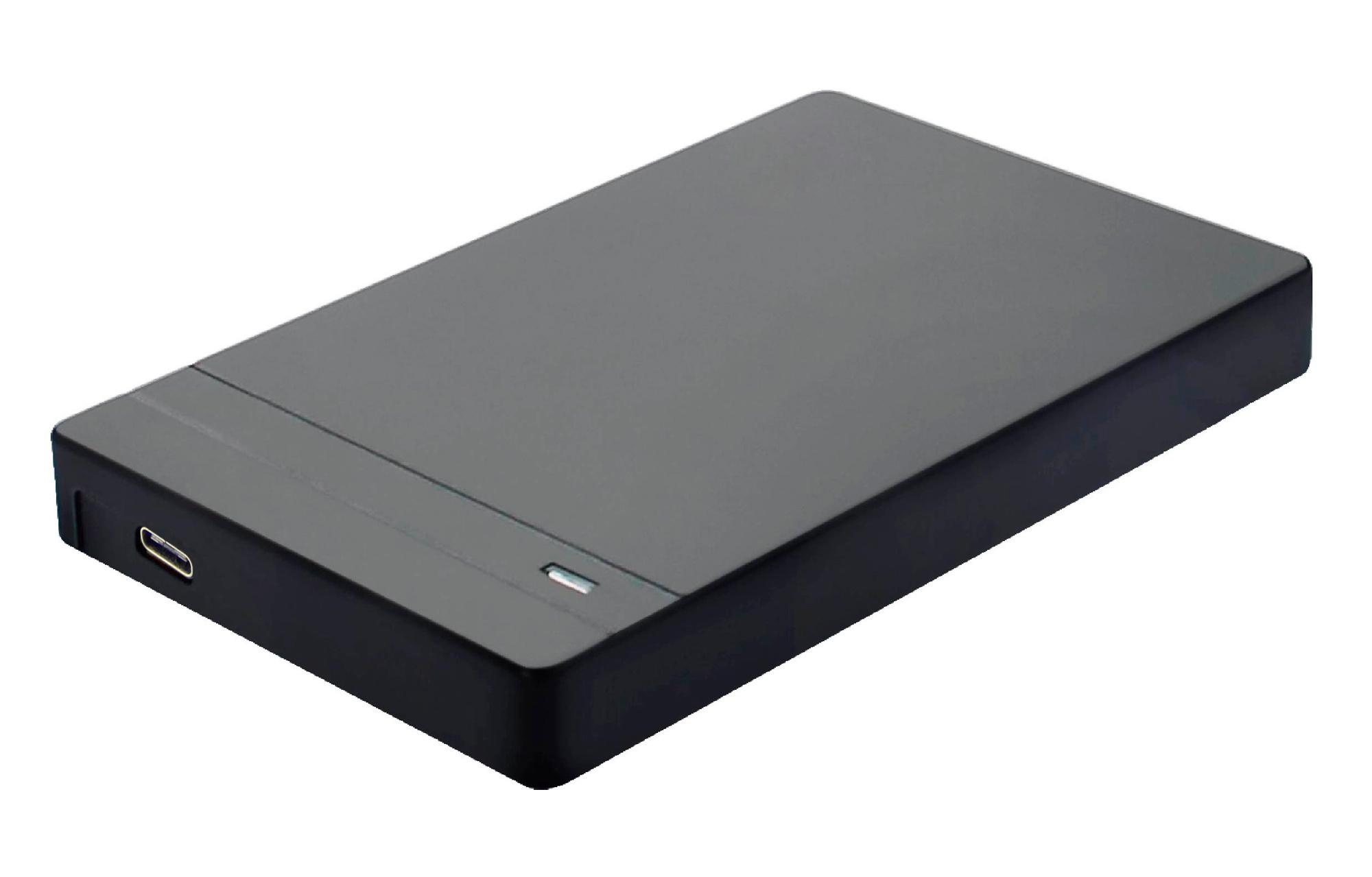 Внешний корпус для HDD/SSD AgeStar 31UB2P3C 2.5" SATA, USB 3.2, пластик, чёрный, 31UB2P3C