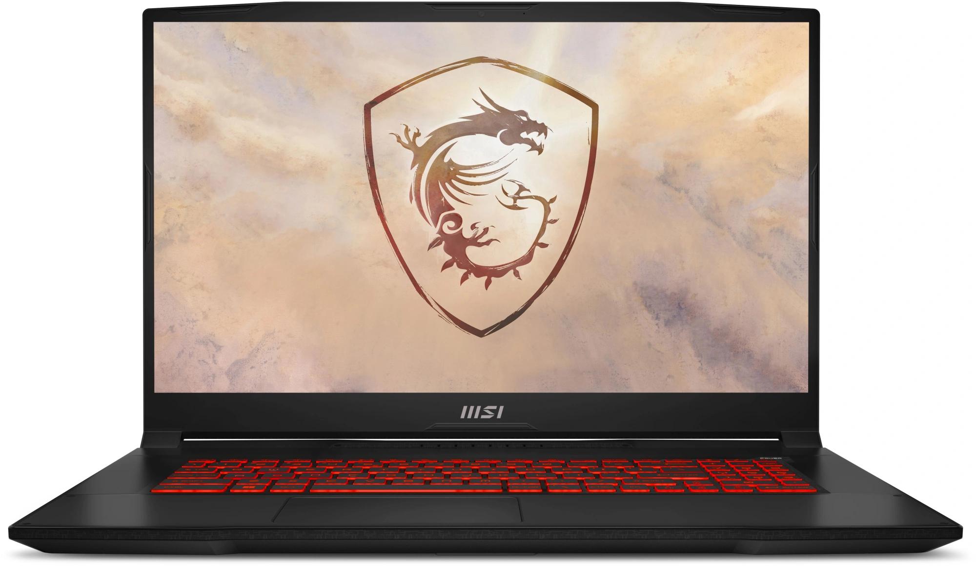 Ноутбук MSI Katana 17 B13VEK-1611XRU Core i5 13420H 16Gb SSD 1Tb NVIDIA GeForce RTX 4050 6Gb 17.3" IPS FHD (1920x1080) без ОС black WiFi BT Cam (9S7-17L541-1611)
