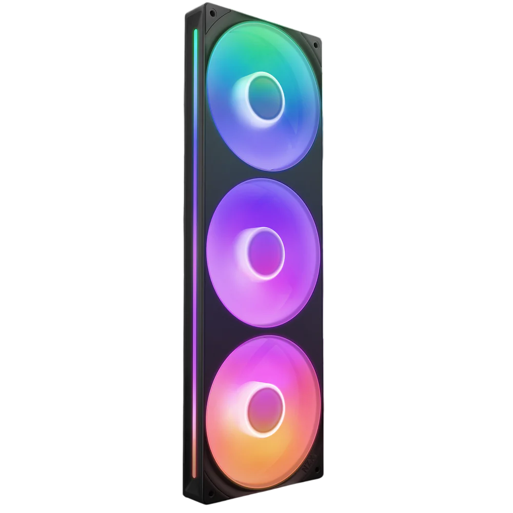 Вентилятор NZXT RF-U36HF-B1, 120×120×25мм, 4-pin PWM, RGB, 2400RPM