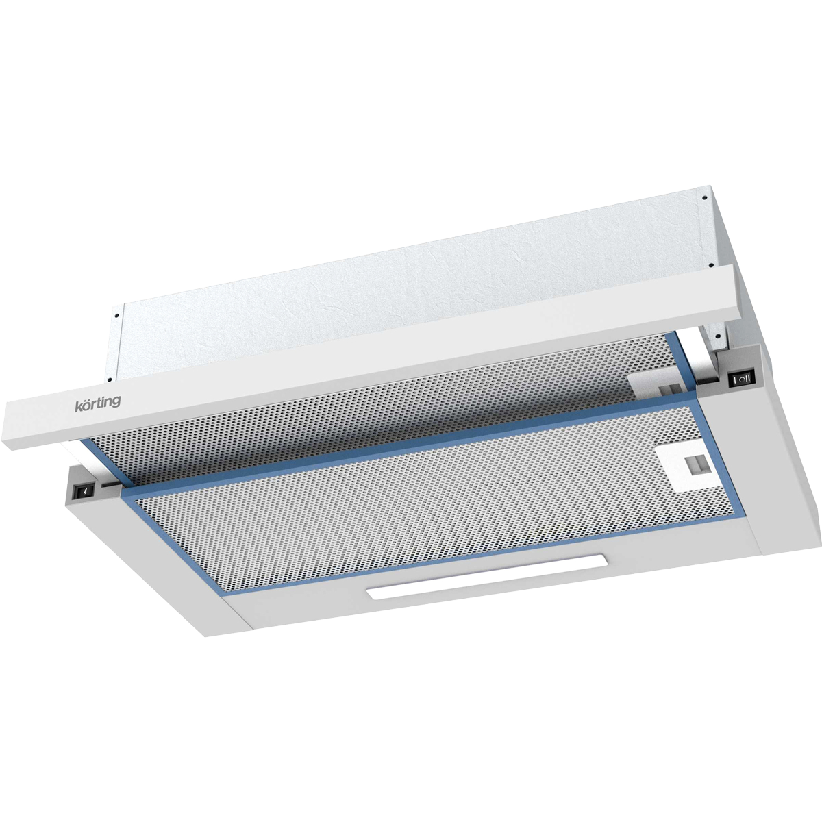 Вытяжка встраиваемая Korting KHP 6512 W 50 см 550 м?/ч 2 режима белый KHP 6512 W