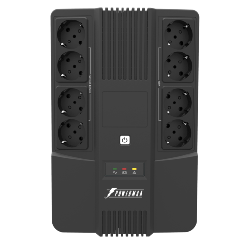 ИБП POWERMAN Brick 1000, линейно-интерактивный, 1000ВА, 600Вт, 4 евророзетки с резервным питанием, 4 евророзетки с фильтрацией, батарея 12В 9Ач 1 шт., 309мм х 202мм х 93мм, 5.6 кг./ UPS POWERMAN Brick 1000, line-interactive, 1000VA, 600W, 4 eurosockets with backup power, 4 eurosockets with surge protection, battery 12V 9Ah 1 pc., 309mm x 202mm x 93mm, 5.6 kg.