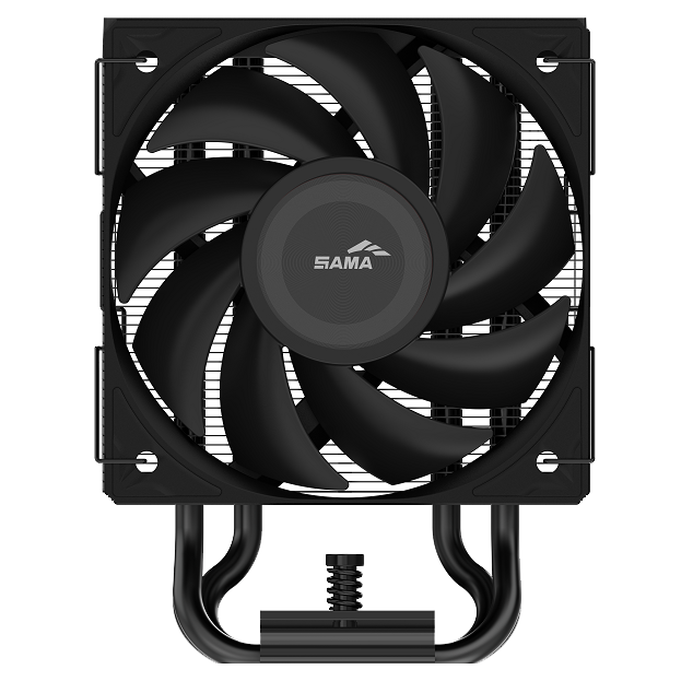 Кулер для процессора/ CPU Cooler SAMA X30 (180W, 4-pin PWM, 133.5mm, 3x6mm, 1x100mm, 50.1CFM, 35.2dBA, 2600RPM, S: 1851/1700/1200/115X, AM5/AM4, black)