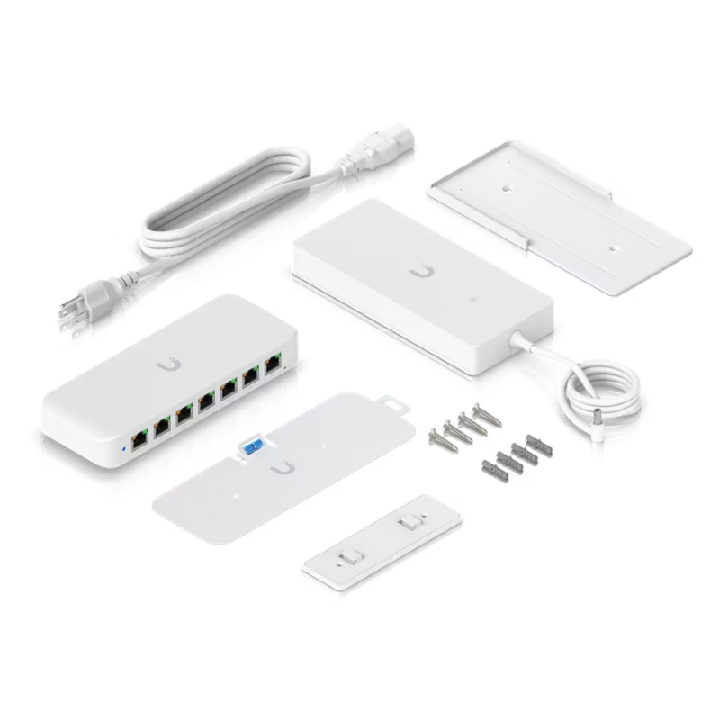 Коммутатор/ Compact, Layer 2, 8-port GbE PoE switch with versatile mounting options.