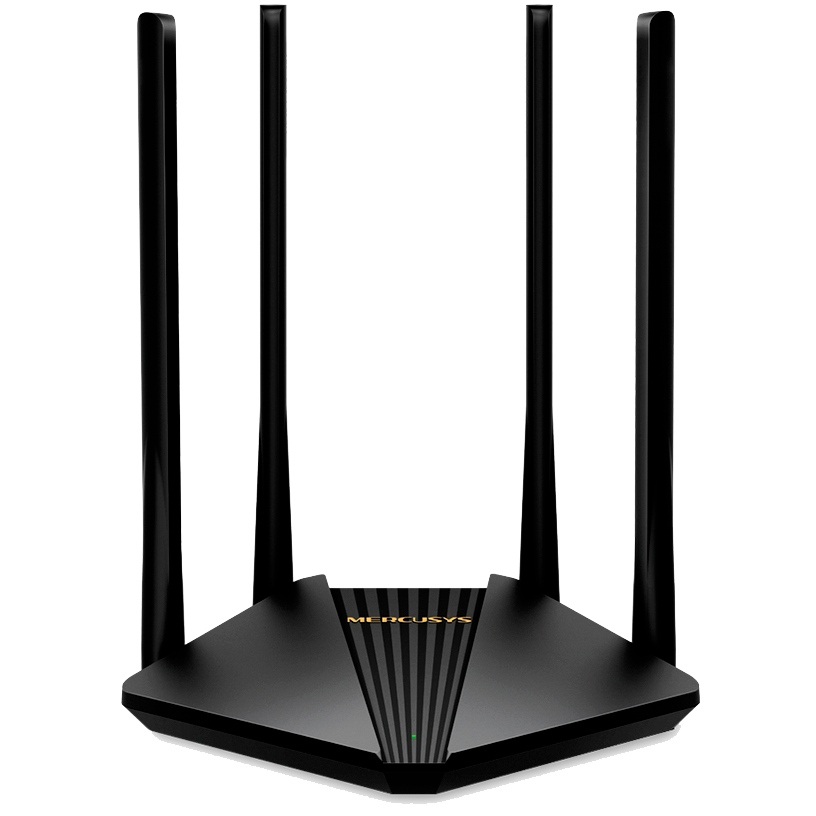 Беспроводной маршрутизатор Mercusys - MR30G, 2.4/5 ГГц, 867Мб/с, IEEE 802.11 a/b/g/n/ac, 2x RJ-45, 1 Гб/с, 4 antennas, Чёрный, MR30G