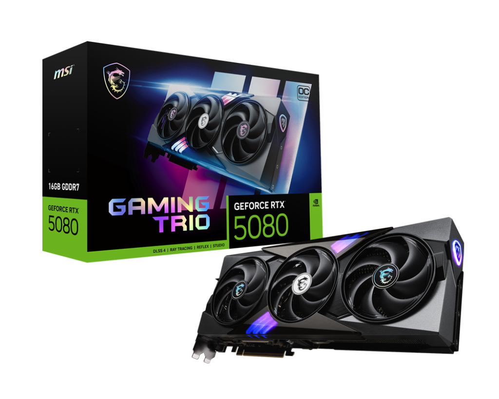 Видеокарта/ GeForce RTX 5080 16G GAMING TRIO OC