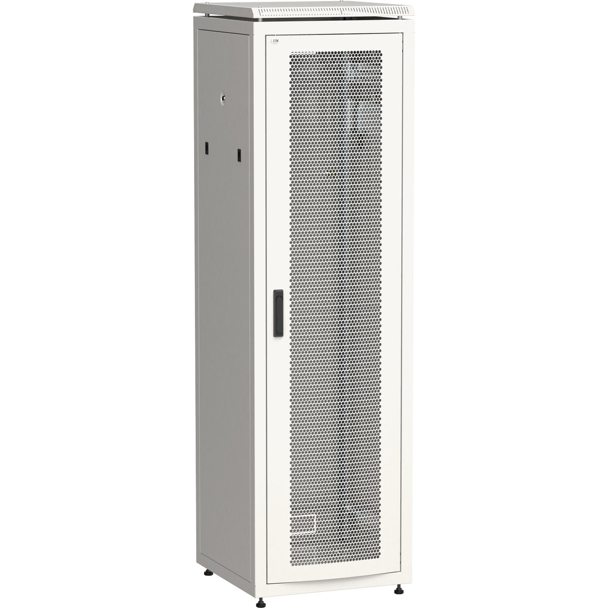 ITK LINEA N Шкаф сетевой 19" 42U 600х800мм перфорированная передняя дверь серый