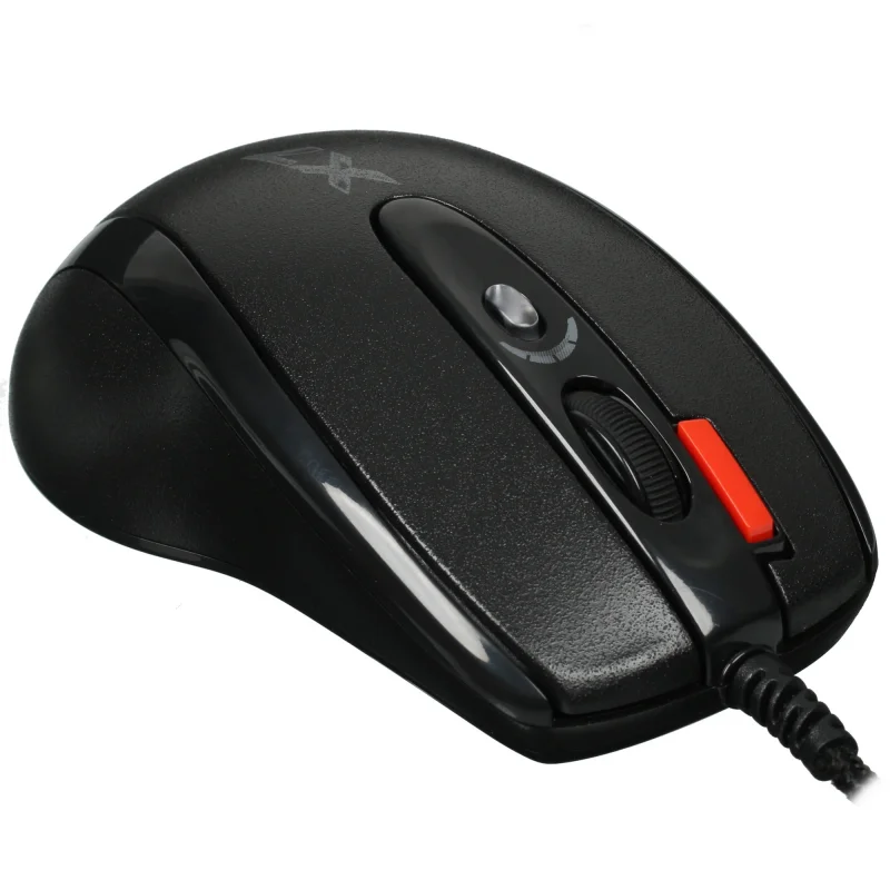 Мышь A4Tech XL-750BK черный лазер. 3600dpi USB2.0 6but (XL-750BK USB)