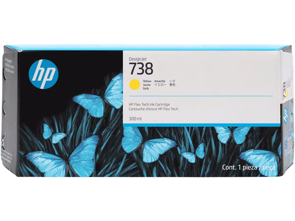 Картридж струйный HP 738 300мл Yellow DesignJet Ink Cartridge