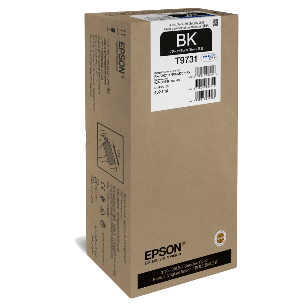 EPSON C13T973100 картридж XL для WorkForce Pro WF-C869R (22,5K) Black (bus)