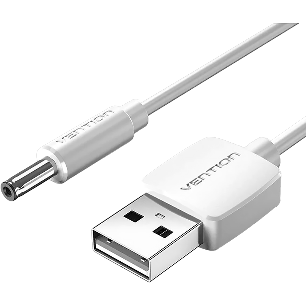 Vention CEXWD Кабель Vention USB AM/DC-jack 3.5мм  M  -  0.5м Белый