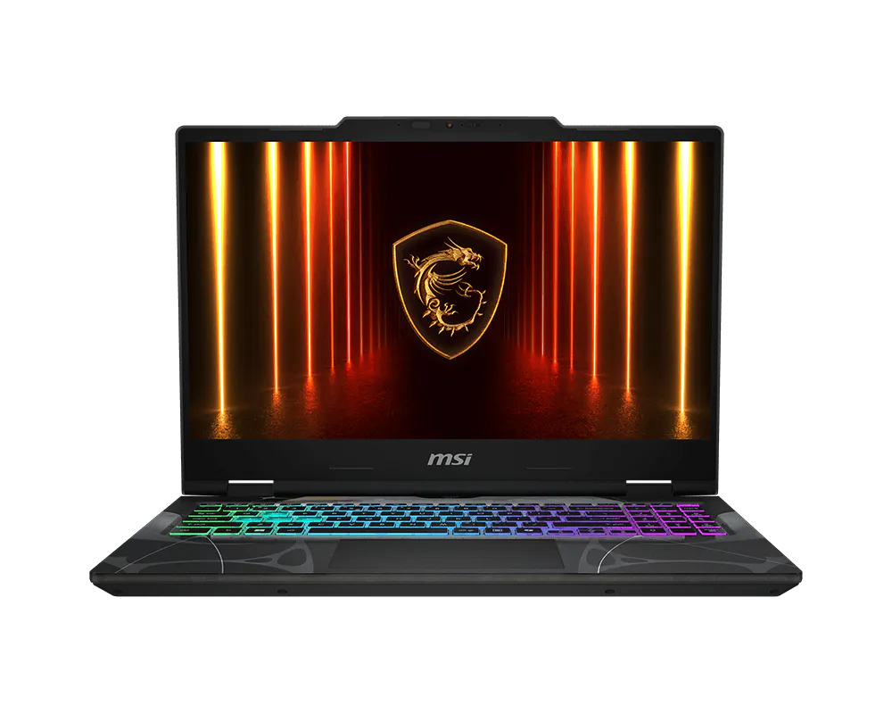 Ноутбук MSI Cyborg 15 B2RWFKG-1045XRU Intel Core 7 240H/16Gb/SSD1Tb/RTX5060 8Gb (55W)/15.6"/IPS/FHD/1920x1080/144Hz/NoOS/Translucent Black/1.95kg (9S7-15Q342-1045)