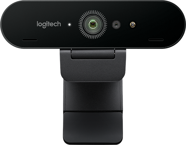 Веб-камера Logitech Brio 4K HDR 3840x2160, 30 кадр/с, USB Type-A, микрофон (2 шт, шумоподавление), автоматическая фокусировка, автоосвещение, HDR, шторка приватности, универсальное крепление