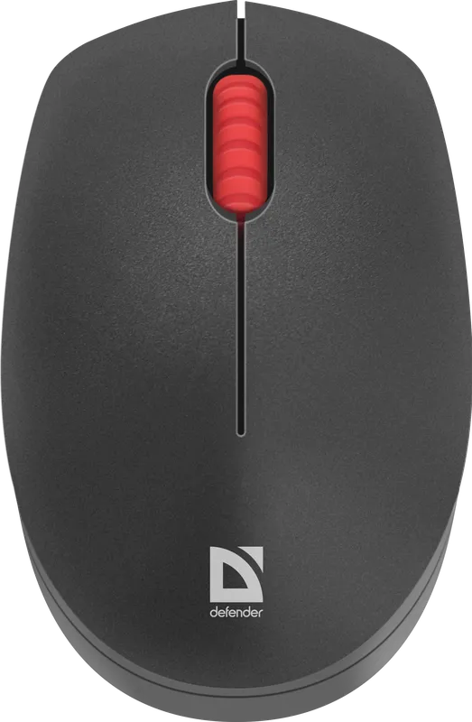 Мышь беспроводная Defender Tiana MB-055 черный, 1000 dpi, радиоканал, USB, кнопки - 3