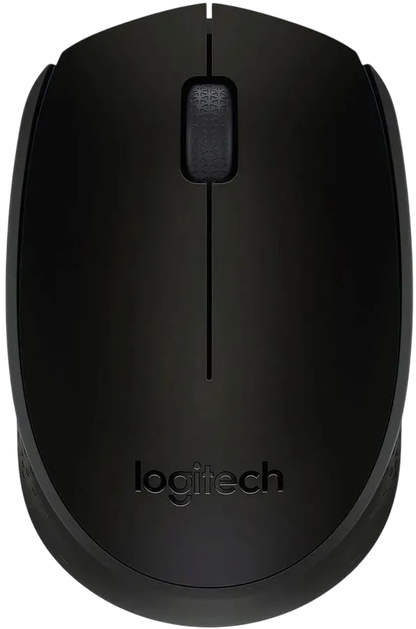 Мышь беспроводная Logitech B170 Black |910-004798| черная, оптическая, 1000dpi, 2.4 GHz/USB-ресивер, (065062)