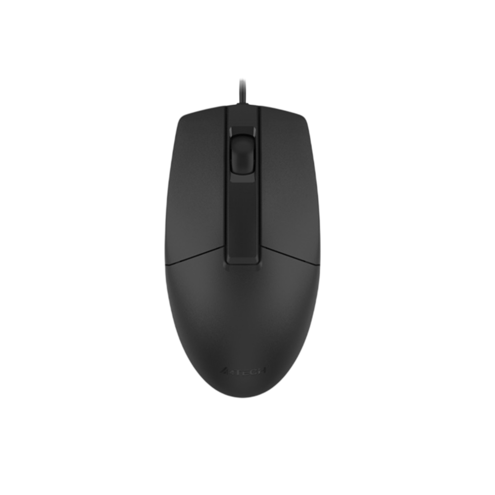 Мышь A4Tech OP-330 черный оптич. 1200dpi USB 3but (OP-330 (BLACK))