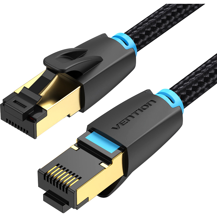 Патч-корд Vention IKGBJ, Cat.8 STP, 5м, RJ-45, 40Гбит/с