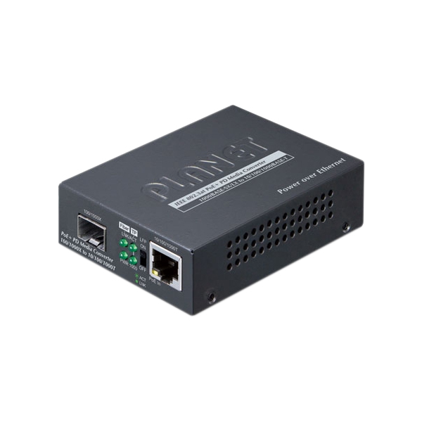 Медиаконвертер Planet GT-805A, 10/100/1000Base-T to miniGBIC (SFP) Converter