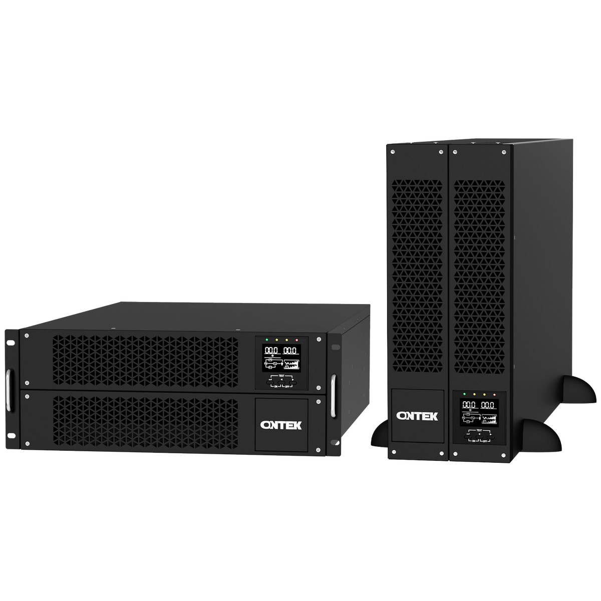 Источник бесперебойного питания/ ONTEK SM RT 6 (SB) PL, 6 кВА/6 кВт (PF=1) с внутренними аккумуляторными батареями, выходными клеммами и выходными розетками 6шт х С13, 2шт х С19, с выключателем сервисного байпаса и выходным выключателем, зарядное устройство 1-12А, с возможностью подключения дополнительных батарейных блоков, с платой параллельной работы
