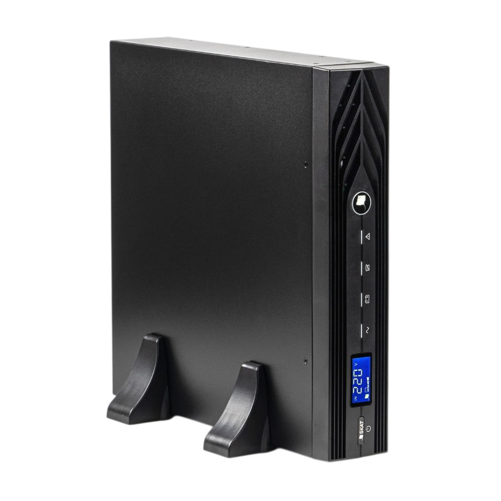 9908 Источник бесперебойного питания SKAT-UPS 3000-RACK-ON, 3000ВА, 2700Вт, online, 2U, внешние АКБ, RS 232, USB, EPO, 2хSchuko, 1хС19, ШхГхВ 440х600х88, масса 13.9кг