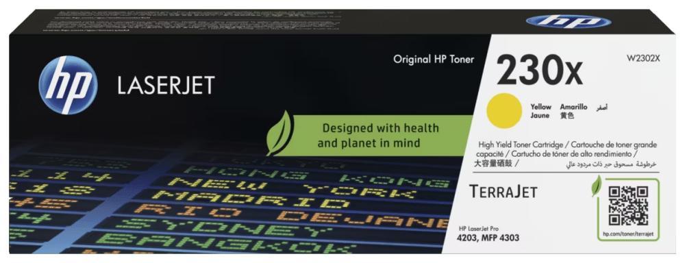 W2302X - HP 230X Yellow Original LaserJet Toner Cartridge для HP Color LaserJet Pro 4203 MFP 4303