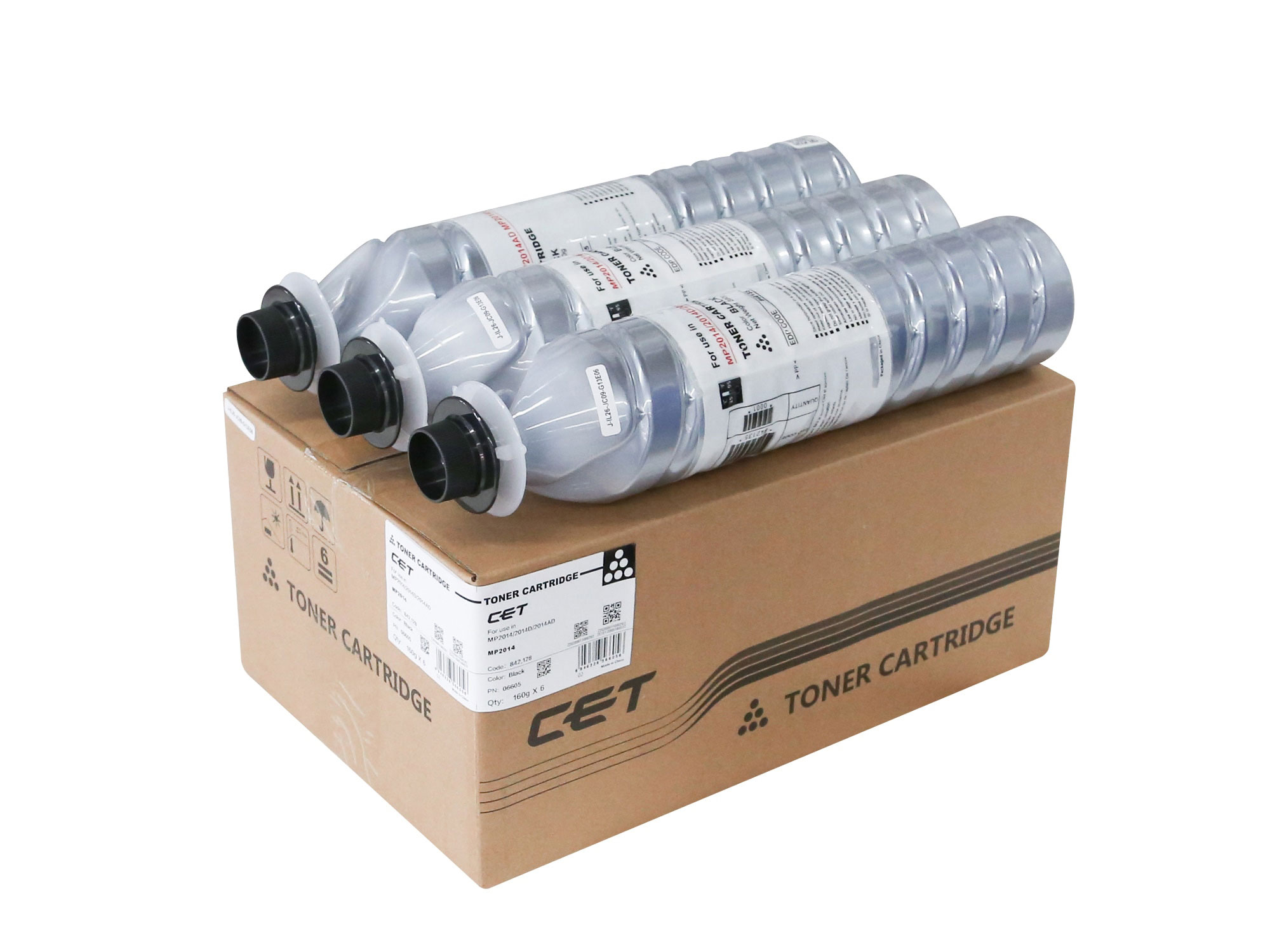 Тонер-картриджи Тонер-картридж (CPP) 842128 для RICOH MP2014/2014D (CET), 160г, 4000 стр., CET6605