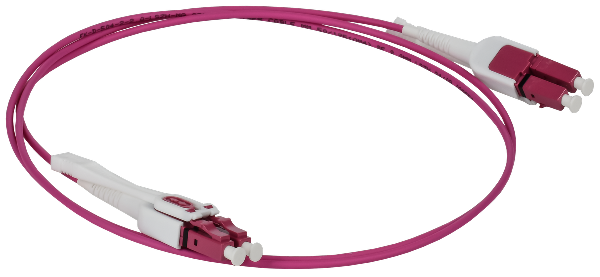ITK Патч-корд оптич. OM4 LC/UPC-LC/UPC Duplex uniboot 2м