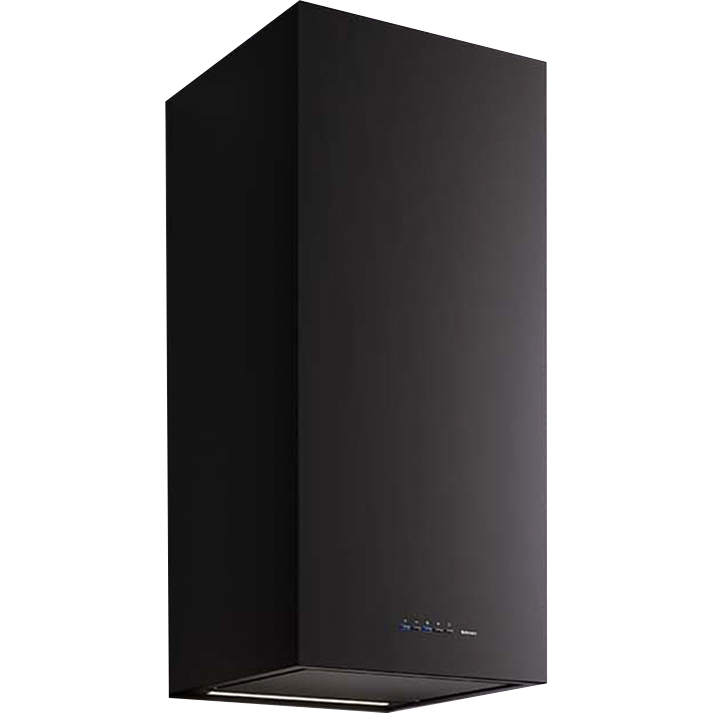 Вытяжка FALMEC MIRA PLUS IS BLACK 40, 40 см, островная, потолочная, электронное/кнопочное управление, светодиодное освещение Dynamic Led Light, 4 скорости, отвод/циркуляция, макс. производительность 800 м3/ч, возможность работы с внешним мотором, энергоэффективность В, цвет черный